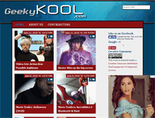 Tablet Screenshot of geekykool.com
